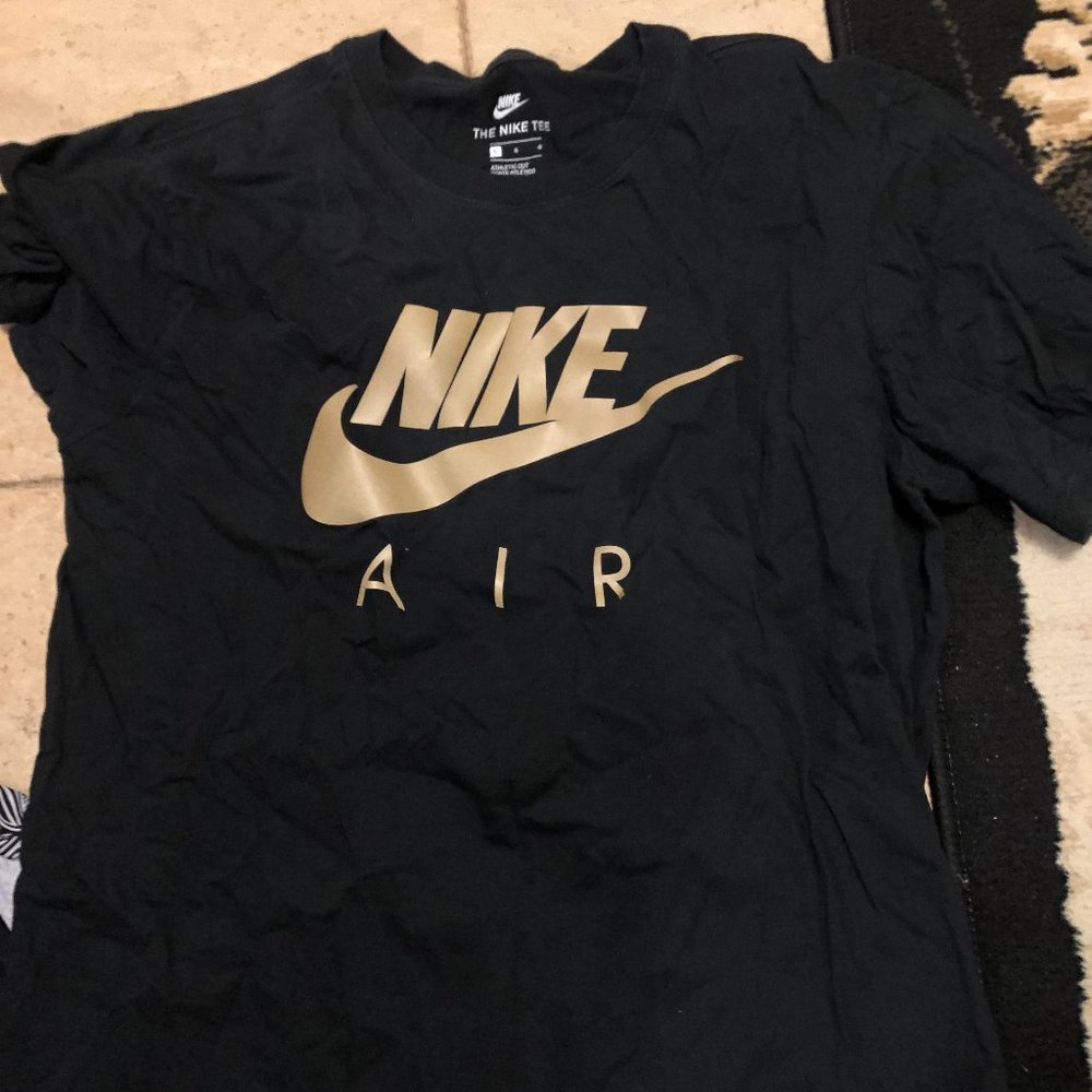 Men's NIKE Air black t shirt size large
